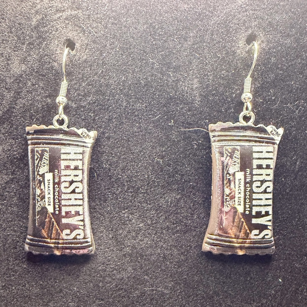 Hershey's Chocolate Bar Earrings